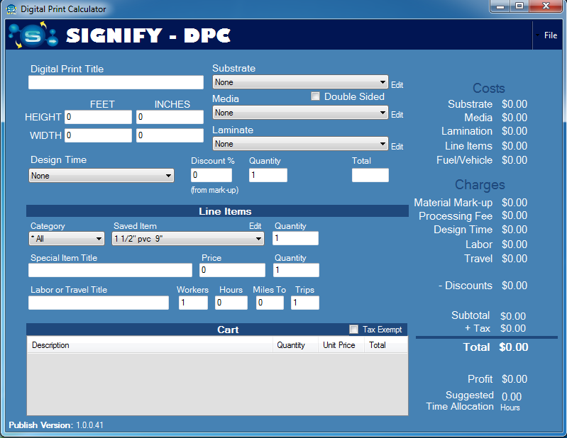 – Digital Print Calculator « Software